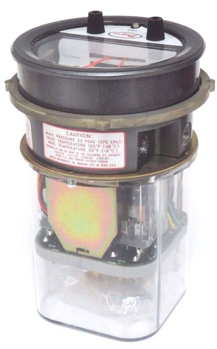 NIB DWYER 3010-AV PRESSURE GAUGE PHOTOHELIC 3010AV, 0-10IN OF WAER 25PSIG