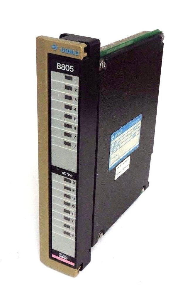 GOULD MODICON AS-B805-016 INPUT MODULE REV. L, 115VAC, 16PT, ASB805016