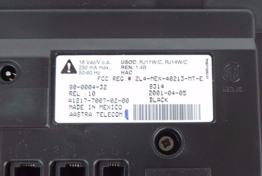 NIB AASTRA MERIDIAN SBS 8314 WIRELESS TELEPHONE BLACK