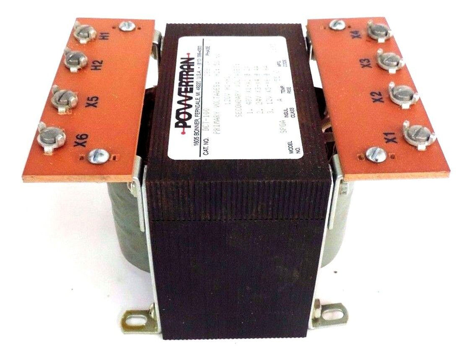 NIB POWERTRAN DCT-100 TRANSFORMER 288VA, PHASE 1, 50/60HZ, 120V H1-H2, DCT100