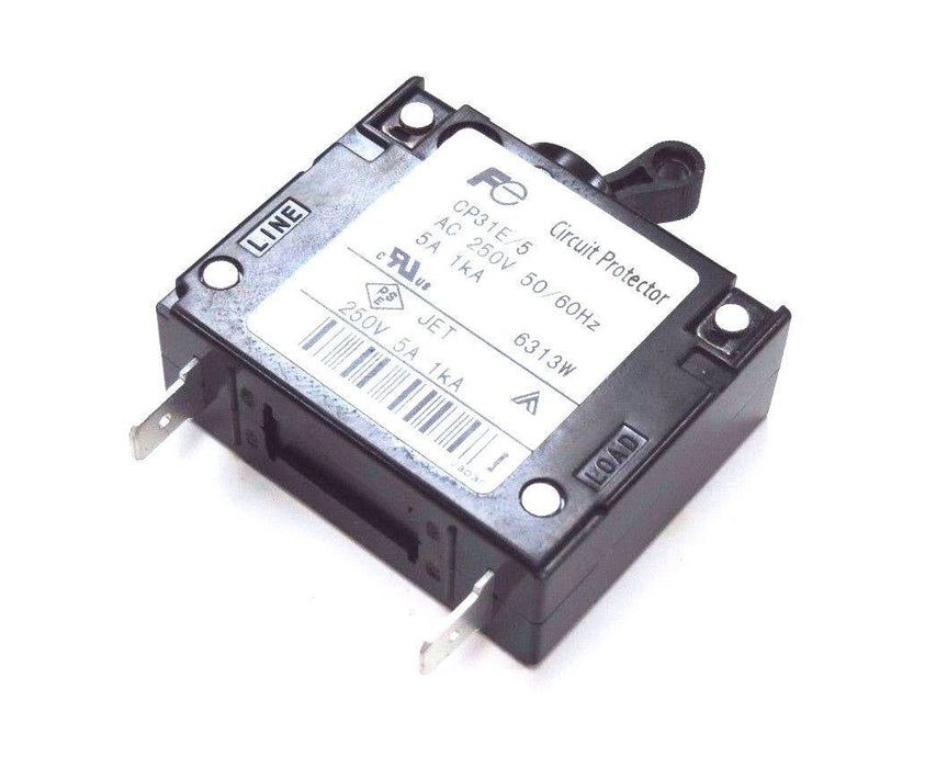 LOT OF 9 NIB FUJI CP31E/5 CIRCUIT BREAKER 250V, 50/60HZ, 5A, 1KA, CP3135