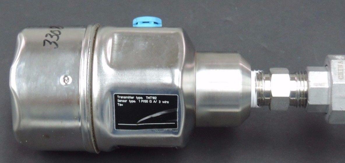 ENDRESS+HAUSER TH14 TEMPERATURE TRANSMITTER SENSOR TMT182, 1 PT100 CL A/ 3 WIRE
