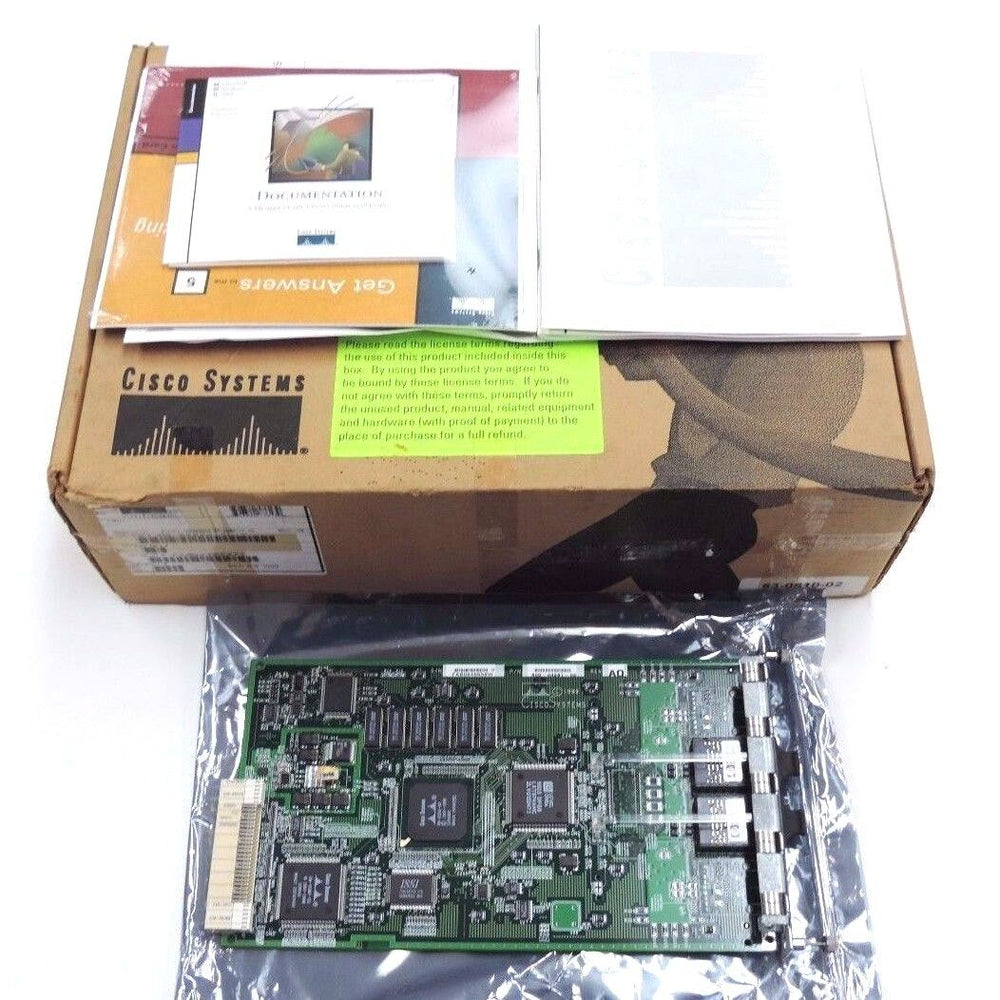 NIB CISCO WS-X2922-XL-V 2-PORT MODULE, 800-04281-02, REV. A0, WSX2922XLV