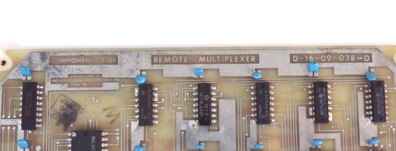 REPAIRED ISSC 320-RMIA REMOTE MULTIPLEXER BOARD D-16-09-038-D
