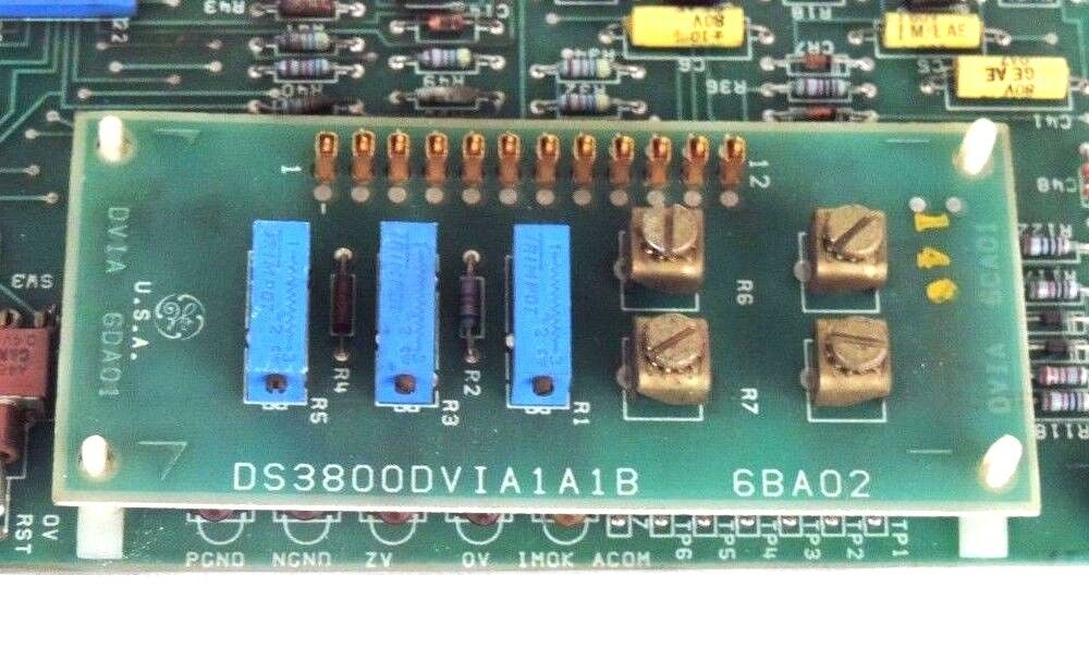 GENERAL ELECTRIC DS3800NVIA1G1D BOARD NVIA W/ GE DS3800DVIA1A1B BOARD
