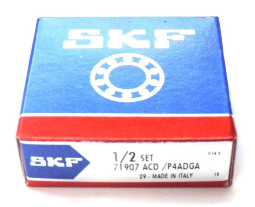 NIB SKF 71907 ACD /P4ADGA SUPER PRECISION BEARINGS 1/2 SET, 71907ACDP4ADGA