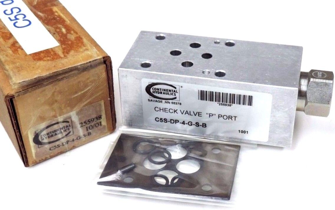 NIB CONTINENTAL HYDRAULICS C5S-DP-4-G-S-B CHECK VALVE C5SDP4GSB