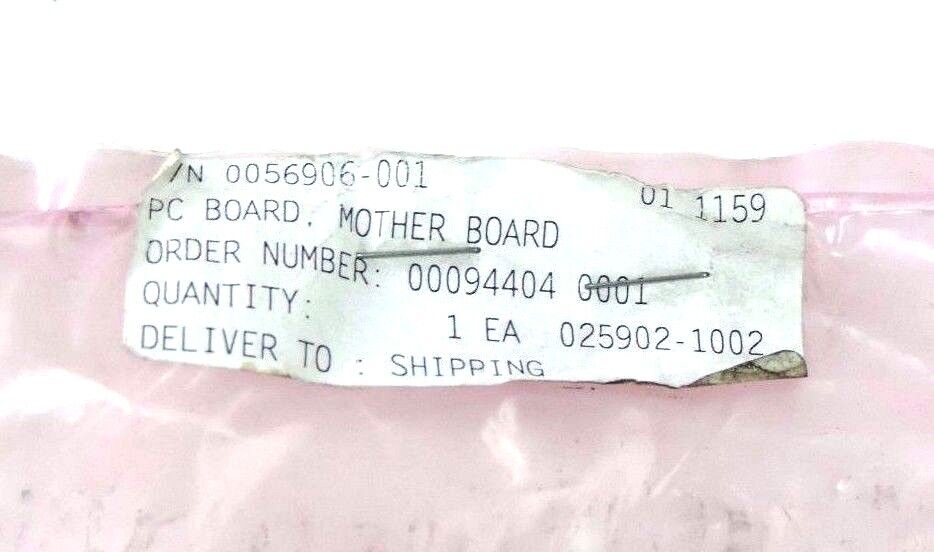 NEW HK SYSTEMS D0056906-001 B-652 MOTHER BOARD D0056907 REV. C, D0056906001 B652