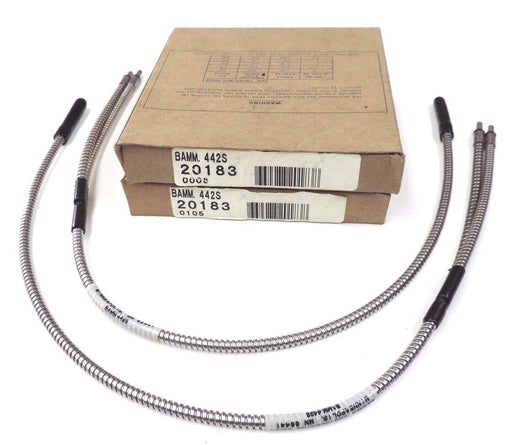 LOT OF 2 NIB BANNER BAMM.442S GLASS FIBER OPTIC CABLES 20183, BAMM442S