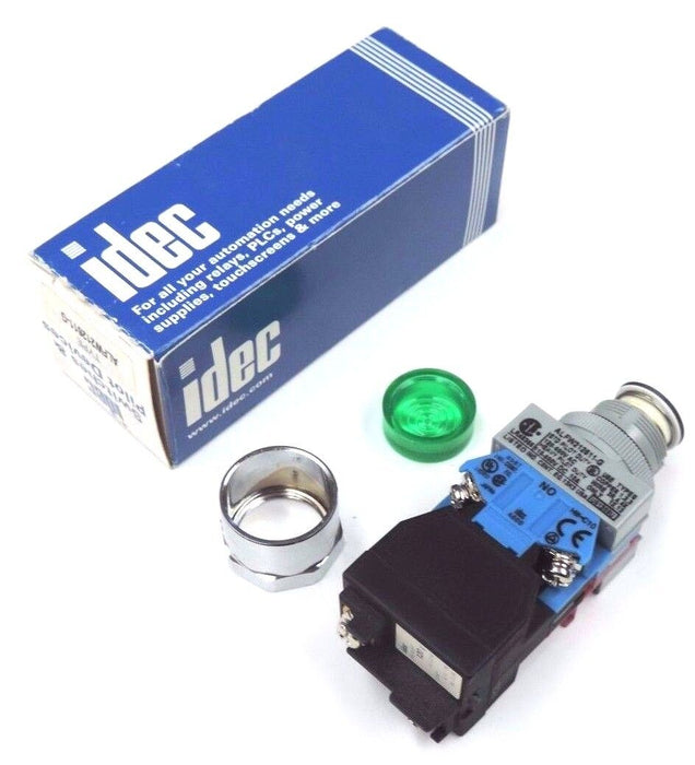 NIB IDEC ALFW212611-G PUSH BUTTON ALFW212611G, PRIMARY 120V, 50/60HZ
