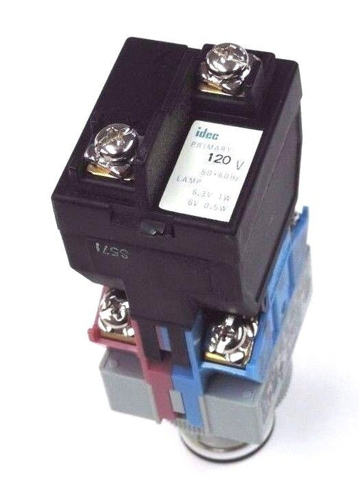 NIB IDEC ALFW212611-G PUSH BUTTON ALFW212611G, PRIMARY 120V, 50/60HZ
