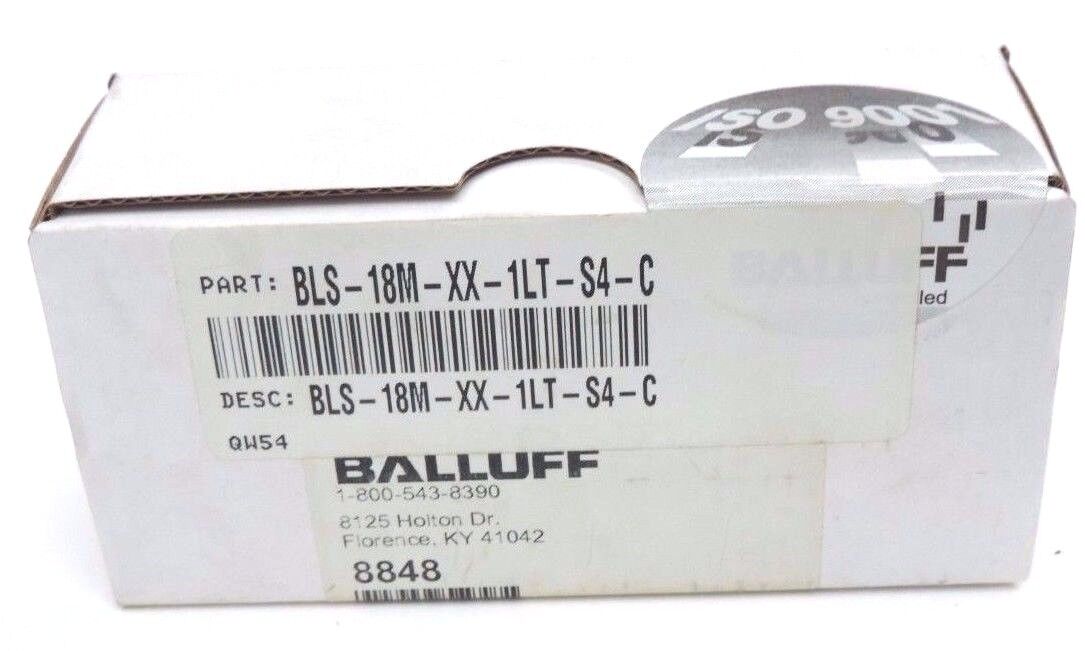 FACTORY SEALED BALLUFF BLS-18M-XX-1LT-S4-C THRU BEAM OTP EMITTER BLS18MXX1LTS4C