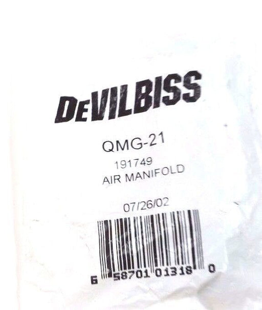 NEW DEVILBISS QMG-21 AIR MANIFOLD AMG21, 191749