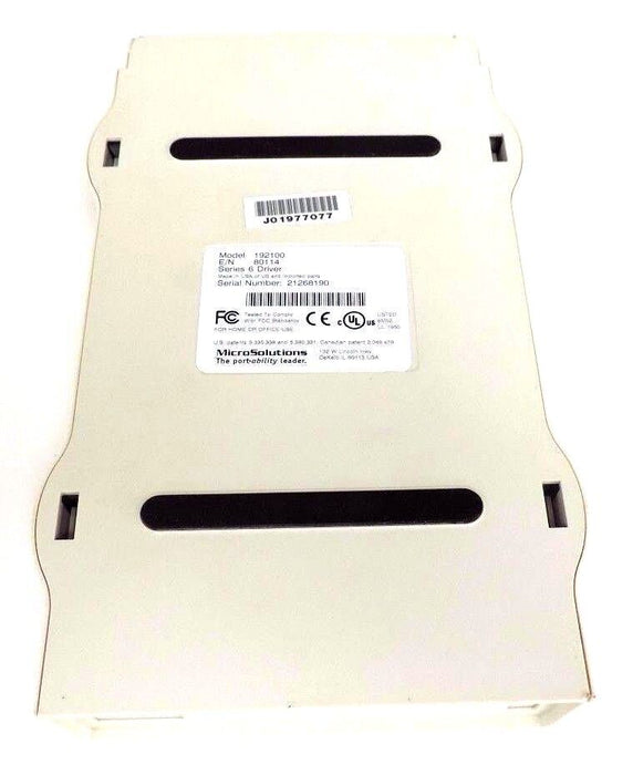 MICROSOLUTIONS MODEL 192100 BACKPACK CD-REWRITER 80114
