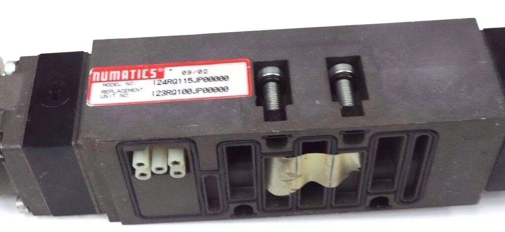 NEW NUMATICS I24RQ115JP00000 REGULATOR VALVE I23RQ100JP00000 W/ 214-103 GAUGES