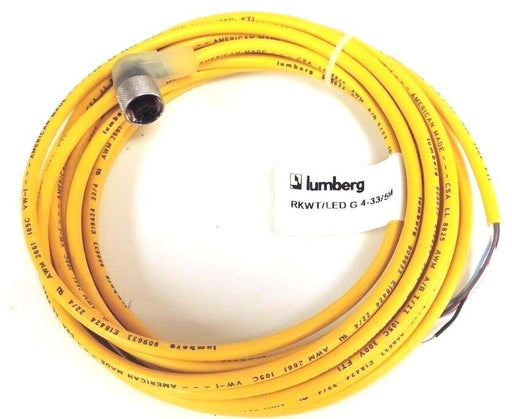 NEW LUMBERG RKWT/LED G 4-33/5M CABLE RKWTLEDG4335M