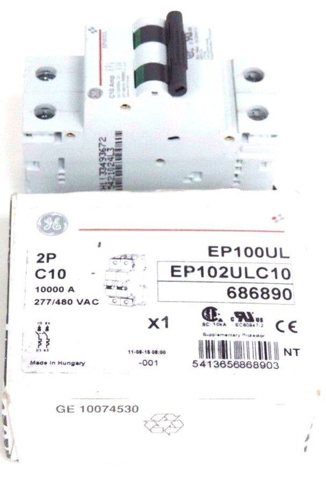 NIB GENERAL ELECTRIC EP102ULC10 CIRCUIT BREAKER 10000A, 277/480VAC, 686890
