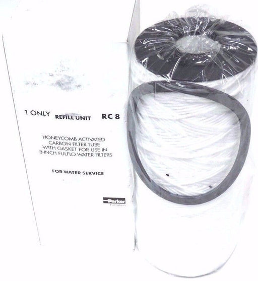 NIB PARKER RC8 REFILL UNIT HONEYCOMB ACTIVATED CARBON FILTER TUBE W/ GASKET