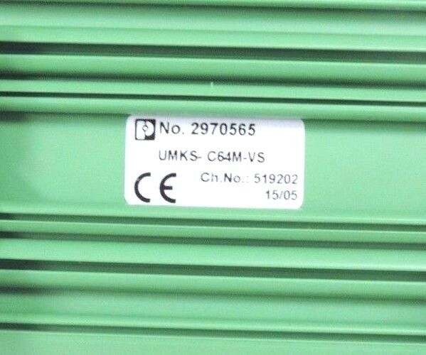 NIB PHOENIX CONTACT UMKS-C64M-VS TERMINAL BLOCK MODULE 2970565