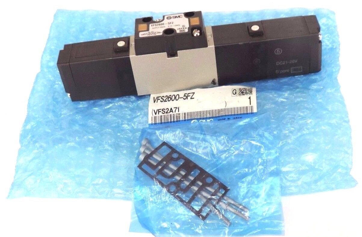 NEW SMC VFS2600-5FZ SOLENOID VALVE VFS26005FZ, 0.15-1.0MPa, DC21-26V