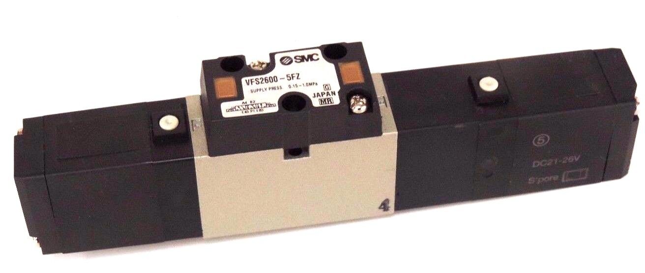 NEW SMC VFS2600-5FZ SOLENOID VALVE VFS26005FZ, 0.15-1.0MPa, DC21-26V