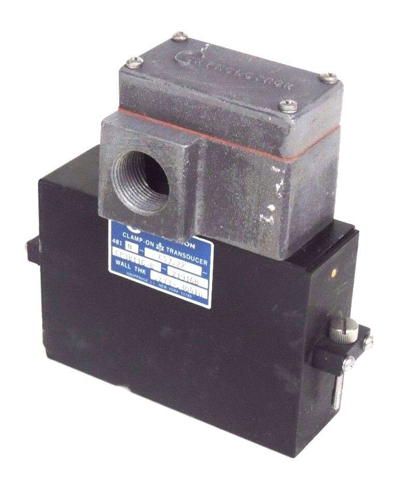 NEW CONTROLOTRON 481N-CS7.22-EP3B116-B-21916B CLAMP-ON TRANSDUCER .273/.304IN.