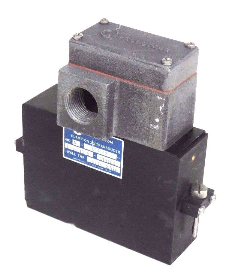 NEW CONTROLOTRON 481N-CS7.22-EP3B116-B-21916B CLAMP-ON TRANSDUCER .273/.304IN.