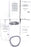 FIVE NIB PARKER RC8 REFILL UNIT CONEYCOMB ACTIVATED CARBON FILTER TUBE W/ GASKET