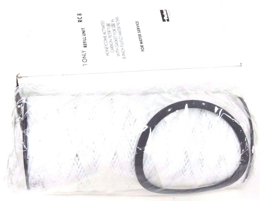 FIVE NIB PARKER RC8 REFILL UNIT CONEYCOMB ACTIVATED CARBON FILTER TUBE W/ GASKET