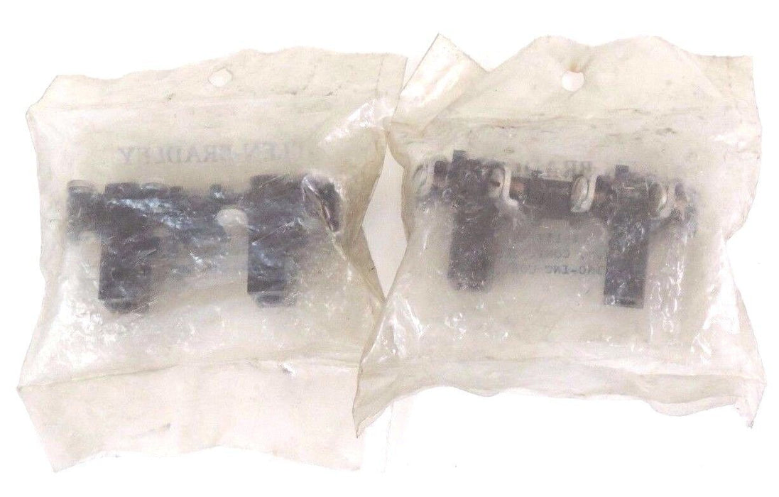 LOT OF 2 NEW ALLEN BRADLEY X-137723 R.H. CONT. BLOCKS 3NO-INC CONT.