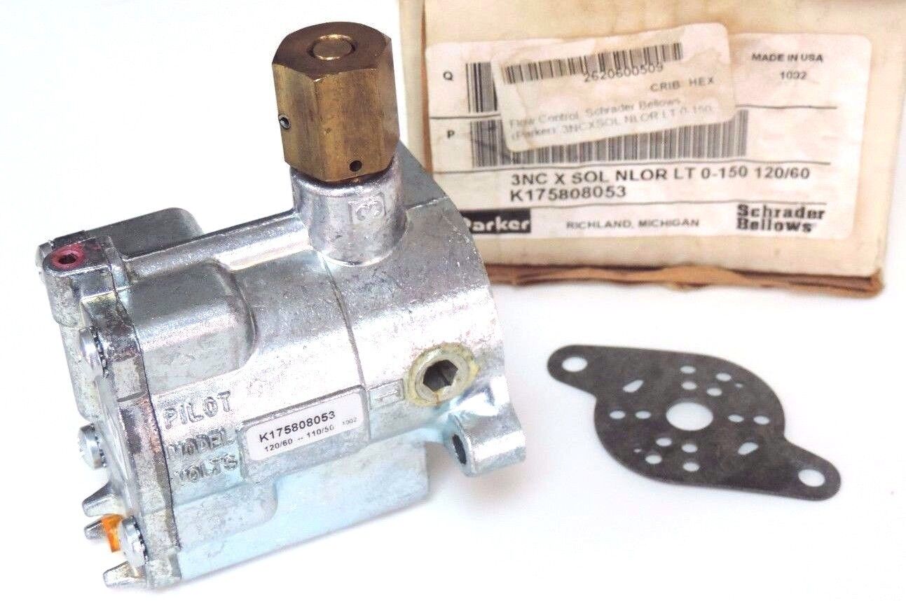 NIB PARKER K175808053 3NC X SOL NLOR LT 0-150 120/60 (TORN MANIFOLD GASKIT)