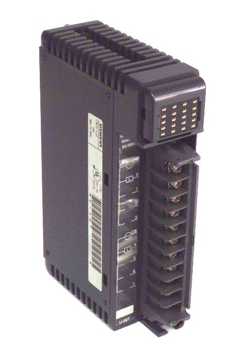 SIEMENS U-20T SIMATIC 16POINT OUTPUT MODULE 15/265VAC, 10MA/2A, 50/60HZ, U20T