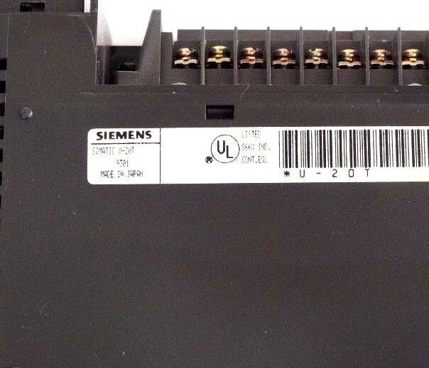 SIEMENS U-20T SIMATIC 16POINT OUTPUT MODULE 15/265VAC, 10MA/2A, 50/60HZ, U20T