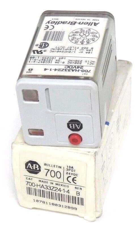 NIB ALLEN BRADLEY 700-HA33Z2-4-1-4 RELAY 700-HA33Z2414, SER. B