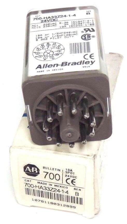 NIB ALLEN BRADLEY 700-HA33Z2-4-1-4 RELAY 700-HA33Z2414, SER. B