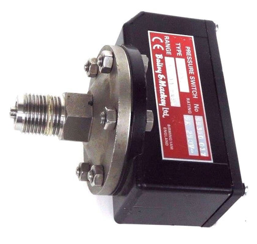 BAILEY & MACKEY TYPE 1351 PRESSURE SWITCH 55350, 5A, 250V, 14/200BAR