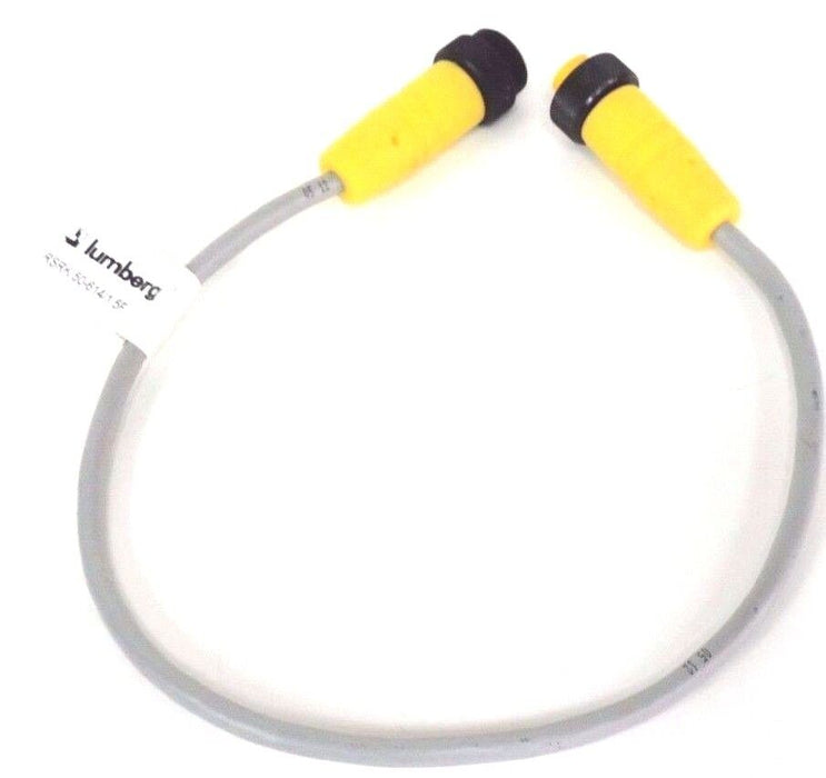NEW LUMBERG RSRK 50-614/1.5F CABLE ASSEMBLY RSRK5061415F