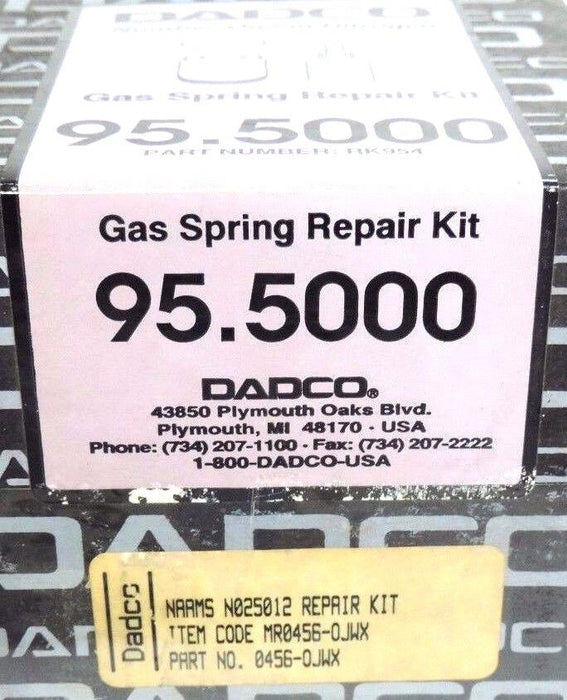 NIB DADCO 95.5000 GAS SPRING REPAIR KIT 0456-OJWX, MR0456-OJWX, NAAMS N025012