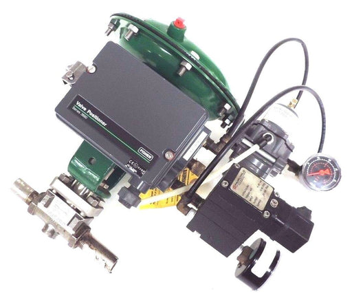 FISHER 32.24688S CONTROL VALVE W/ FISHER TYPE 3660 POSITIONER, 67CFR-362