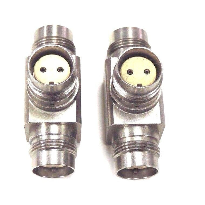 2 AMPHENOL 82-5677 TWIN COAXIAL CONNECTORS 825677