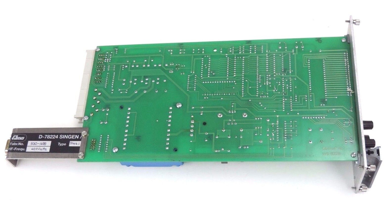 ELMA D-78224 SINGEN / 930-1499 PM 4.1 40+/-1 kHz , HF-SCHALTER PROGRAMMING BOARD