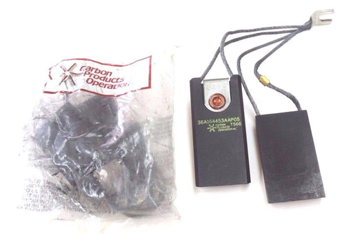 LOT OF 2 NEW CARBON PRODUCTS 36A164453AAP05 CARBON BRUSH GRADE T566 1X1.5X3.23"