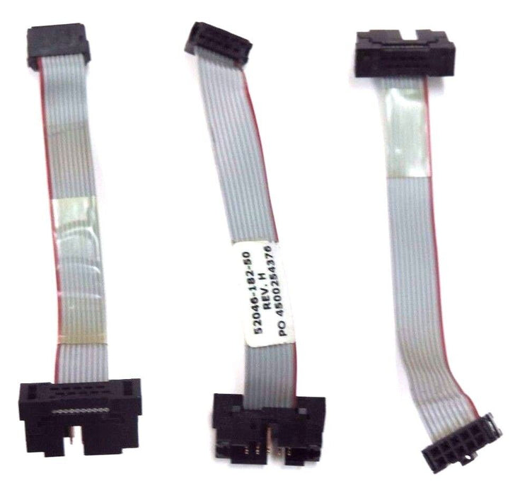 LOT OF 3 SQUARE D BELDEN 52046-182-50 RIBBON CABLES REV. H, G, 5204618250