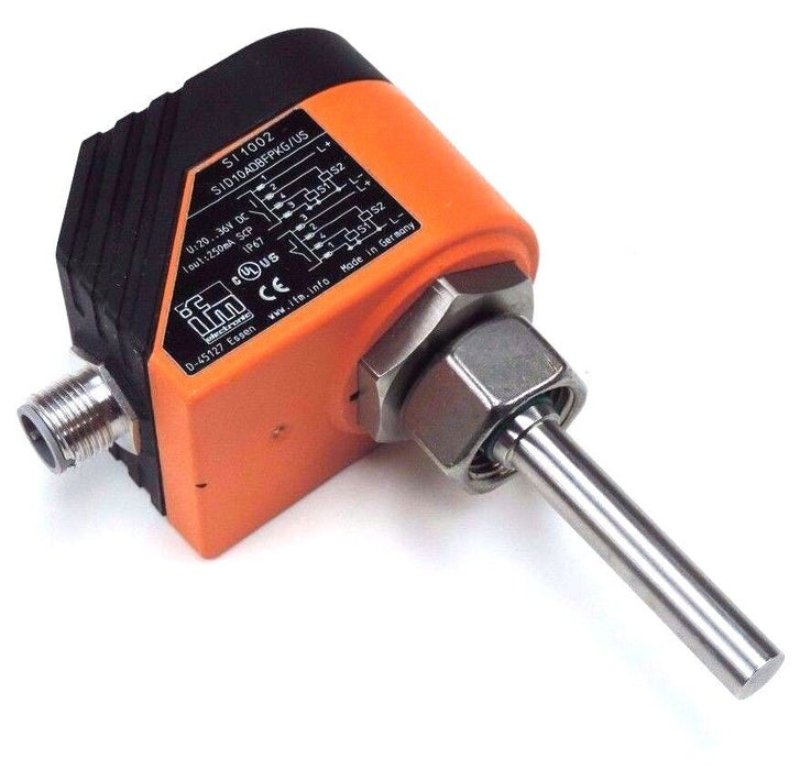 NIB IFM EFECTOR SI1002 FLOW MONITOR SID10ADBFPKG/US-100-IPF, U: 20...36V DC