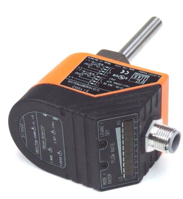 NIB IFM EFECTOR SI1002 FLOW MONITOR SID10ADBFPKG/US-100-IPF, U: 20...36V DC
