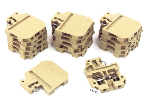LOT OF 17 WEIDMULLER KLIPPON SAK 2.5 TERMINALS 750V, 27A, SAK25