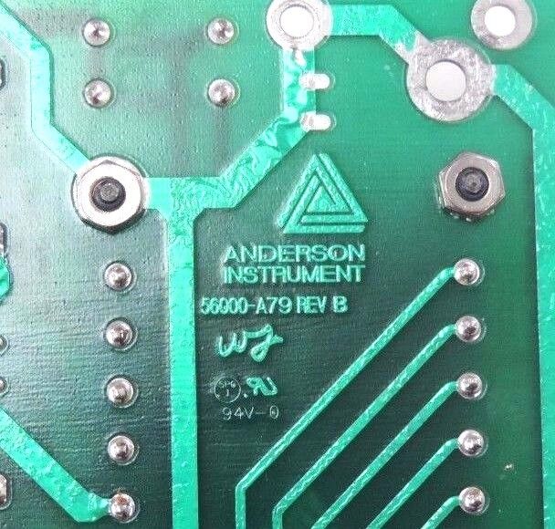 ANDERSON INSTRUMENT 56000-A79 REV. B MOTHER BOARD J SERIES, 56000A79