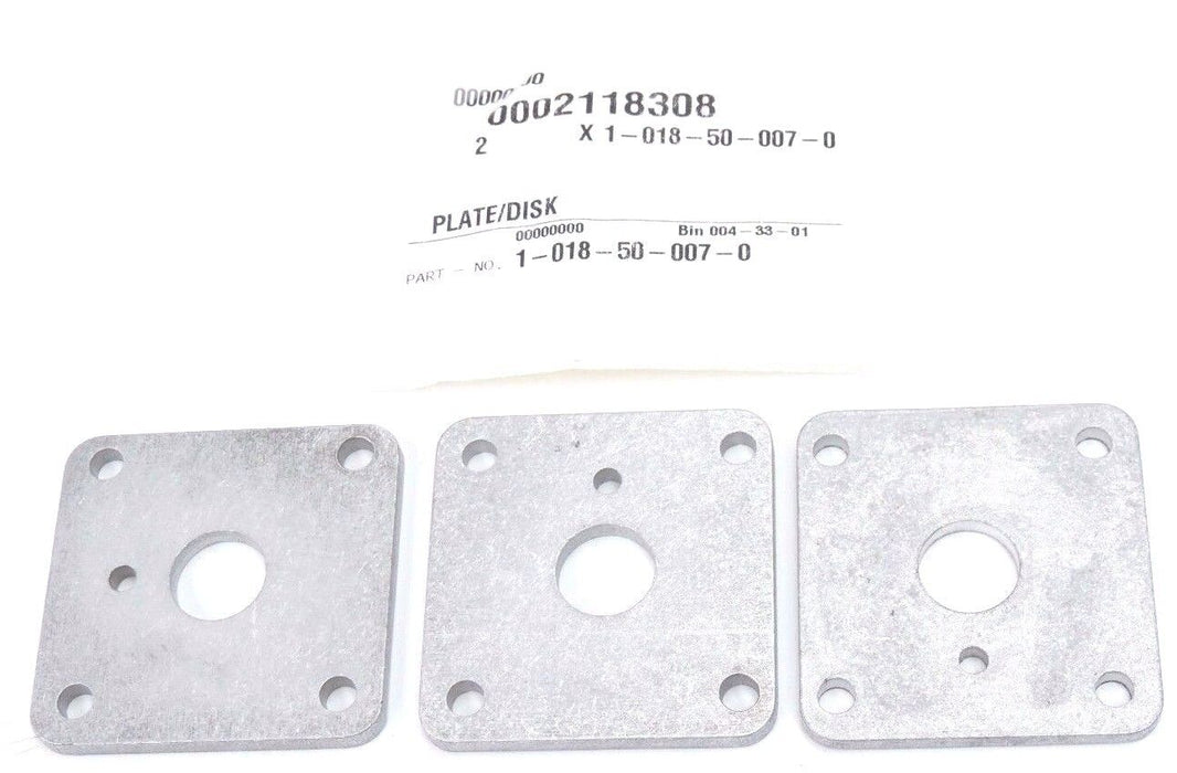 LOT OF 3 NEW KRONES 1-018-50-007-0 PLATES 1018500070