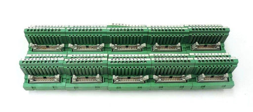 LOT OF 10 PHOENIX CONTACT ET2 TERMINAL BLOCKS, 20 POSITION, 60 V