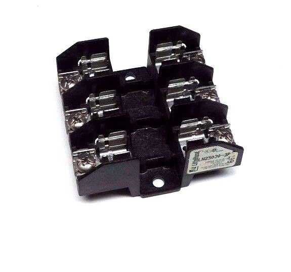 LOT OF 11 NEW LITTLEFUSE LH25030-3P UL CLASS H FUSE BLOCKS LH25030